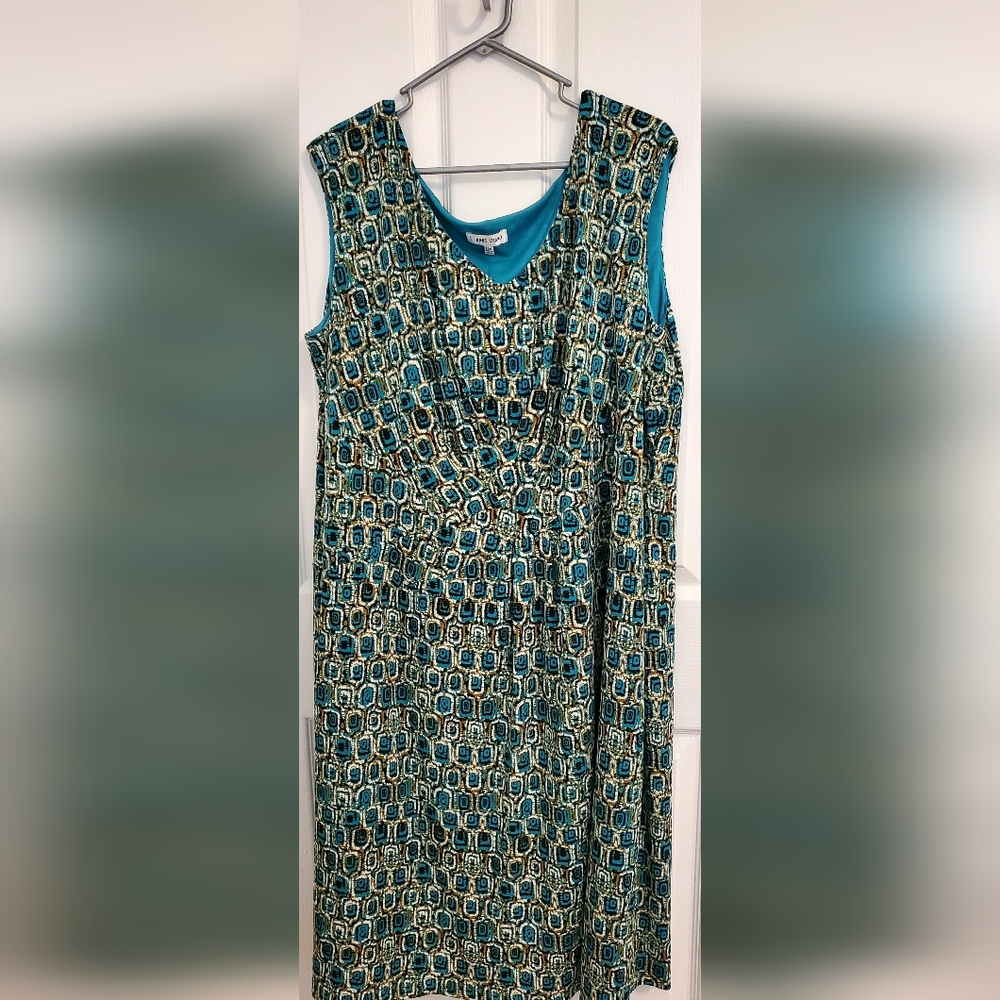 Jones Studio Women’s Sleeveless Pattern Dress 20W